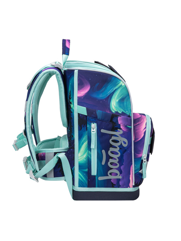 BAAGL  BAAGL SET 5 Zippy Plus Aurora: aktovka, pernica, vrečka, predpasnik, denarnica GRS