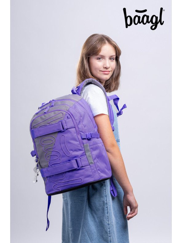 BAAGL  BAAGL SET 3 Skate Dual: nahrbtnik, pernica, športna torba GRS