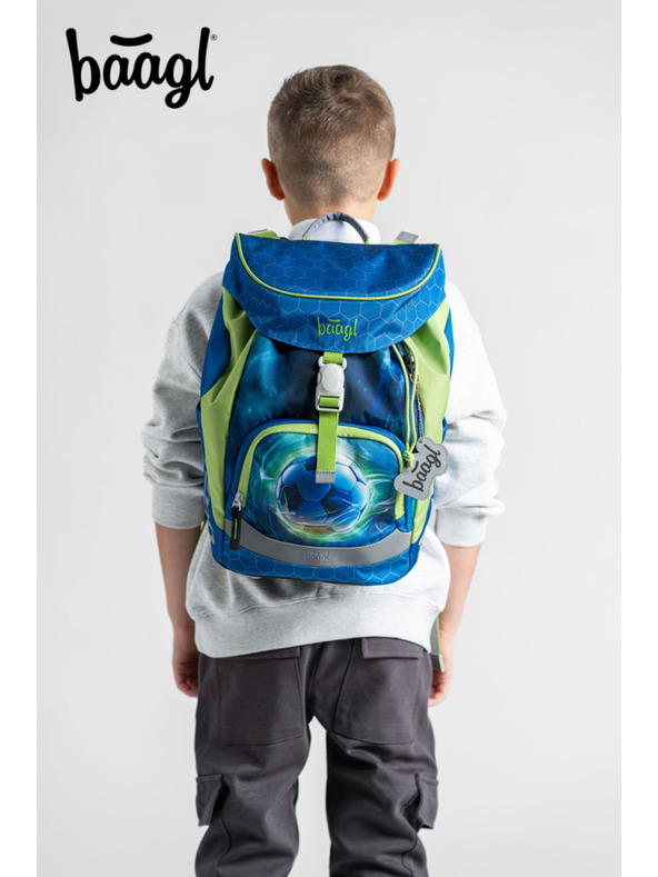 BAAGL  BAAGL SET 5 Airy Nogomet Zoga: nahrbtnik, svinčnik, vrečka, predpasnik, denarnica