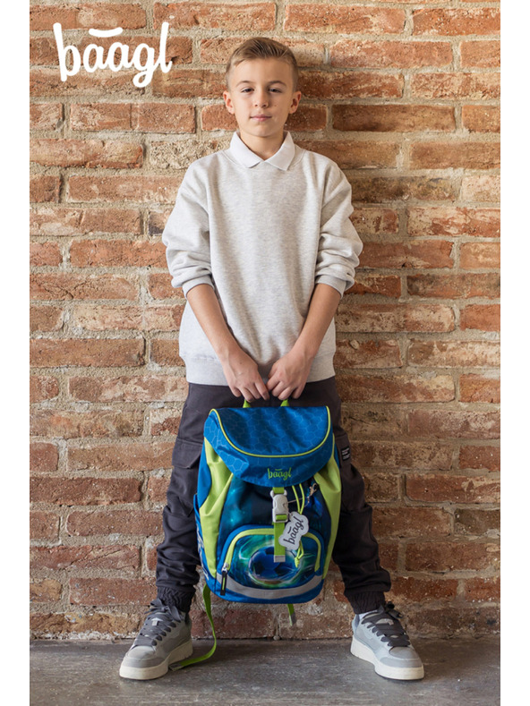 BAAGL  BAAGL SET 5 Airy Nogomet Zoga: nahrbtnik, svinčnik, vrečka, predpasnik, denarnica