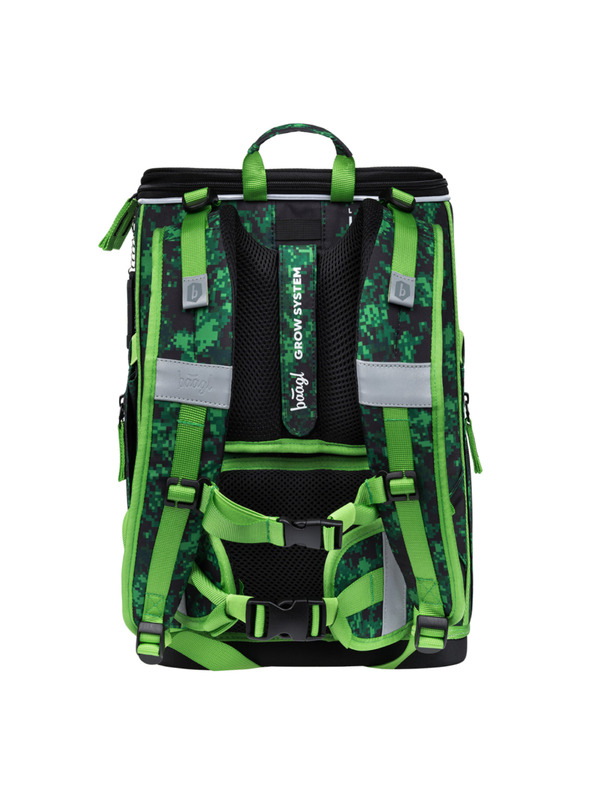 BAAGL  BAAGL SET 3 Zippy Plus Minecraft Boom: aktovka, svinčnik, vrečka