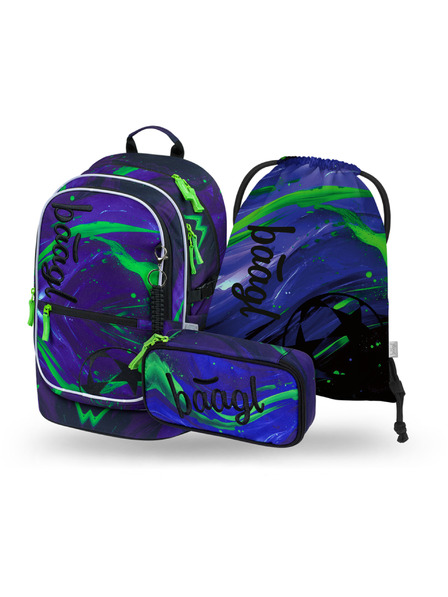 BAAGL  BAAGL SET 3 Core Football champion: nahrbtnik, svinčnik, vrečka GRS