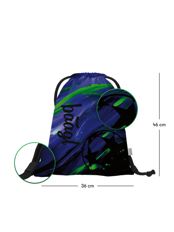 BAAGL  BAAGL SET 3 Core Football champion: nahrbtnik, svinčnik, vrečka GRS