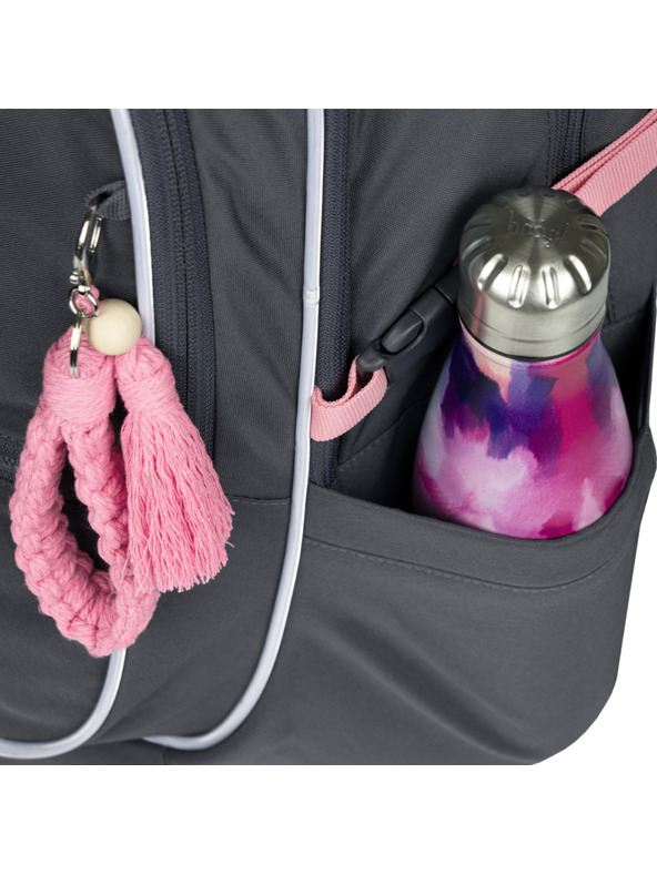 BAAGL  BAAGL SET 3 Core Logo roza: nahrbtnik, svinčnik, vrečka GRS