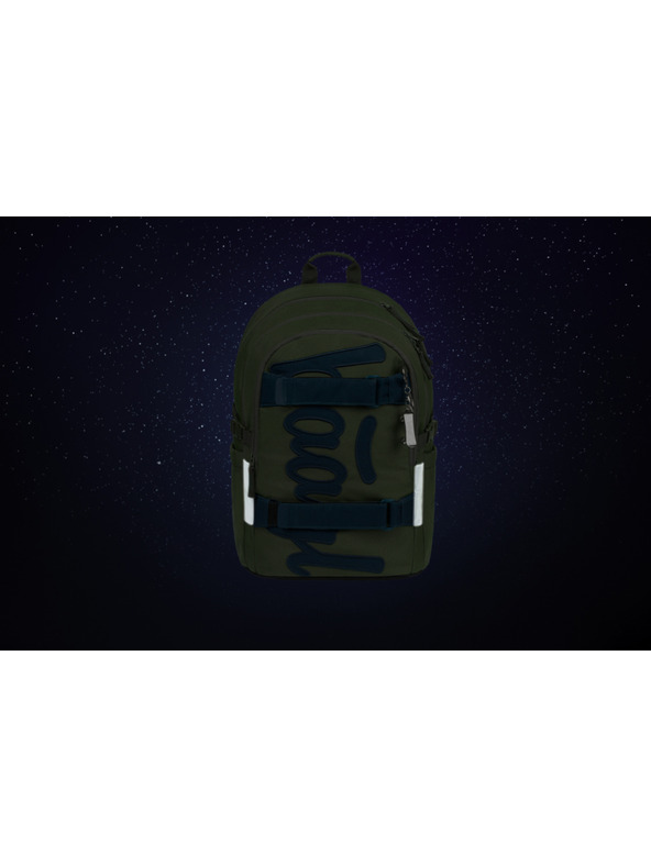 BAAGL  BAAGL KOMPLET 3 Skate Olive: nahrbtnik, penal, športna torba GRS