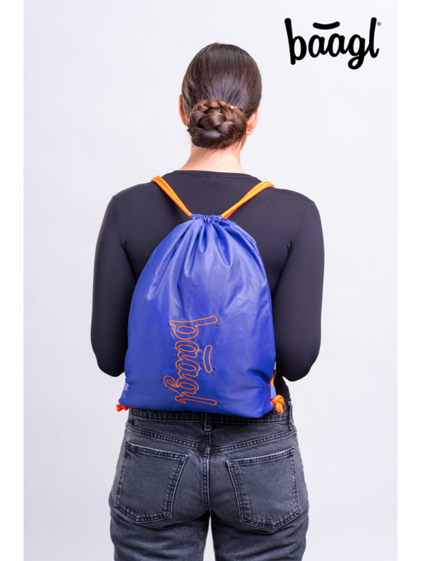 BAAGL  BAAGL KOMPLET 5 Skate Max Orange: nahrbtnik, penal, nahrbtnik, športna torba, ledvinka GRS