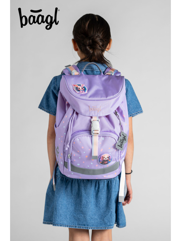 BAAGL  BAAGL KOMPLET 5 Airy Hišni ljubljenčki: nahrbtnik, penal, nahrbtnik, pregača, denarnica