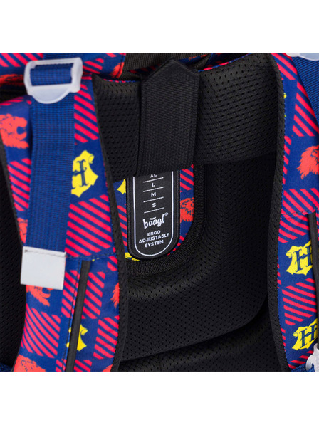 BAAGL  BAAGL KOMPLET 5 Zippy Harry Potter Nebelvír: aktovka, penal, nahrbtnik, mape, denarnica