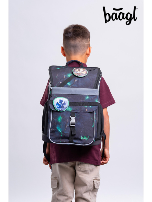 BAAGL  BAAGL Školska aktovka Zippy Draci