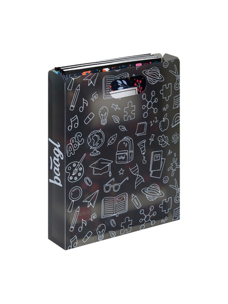 BAAGL  BAAGL Plastične mape za školske zvezke School sive