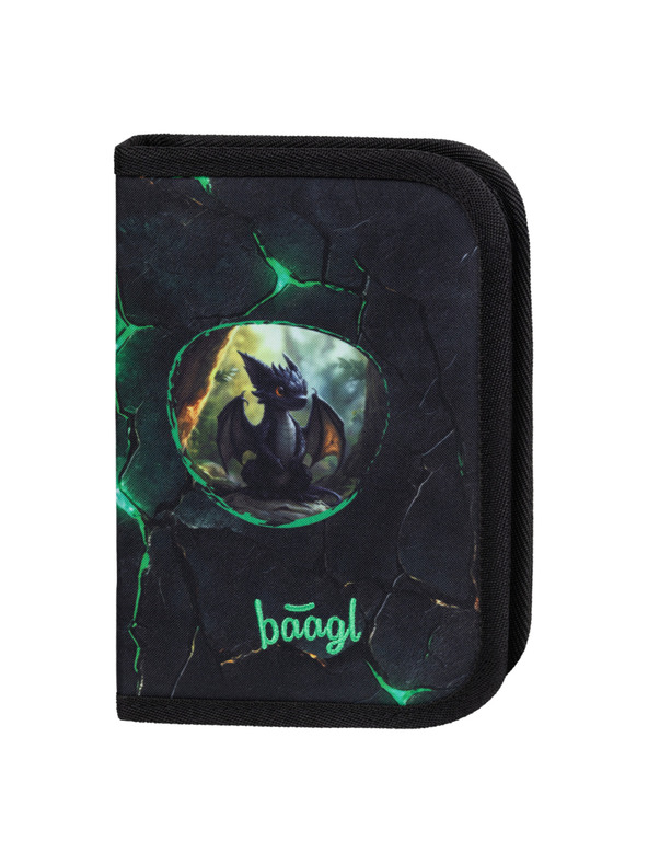BAAGL  BAAGL KOMPLET 5 Zippy Draci: aktovka, penal, nahrbtnik, pregača, denarnica