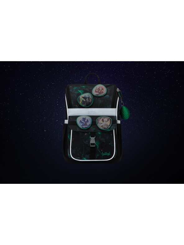 BAAGL  BAAGL KOMPLET 5 Zippy Draci: aktovka, penal, nahrbtnik, pregača, denarnica