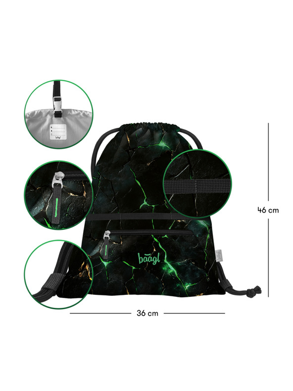 BAAGL  BAAGL Nahrbtnik s žepom Draci