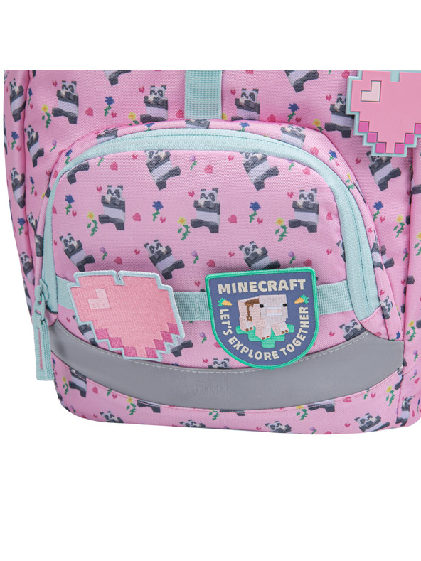 BAAGL  BAAGL Školski nahrbtnik Airy Minecraft Panda