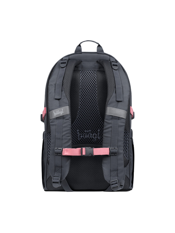 BAAGL  BAAGL SET 5 Core Logo rožnata: nahrbtnik, peresnica, vrečka, ledvinka, ovitek za prenosnik GRS