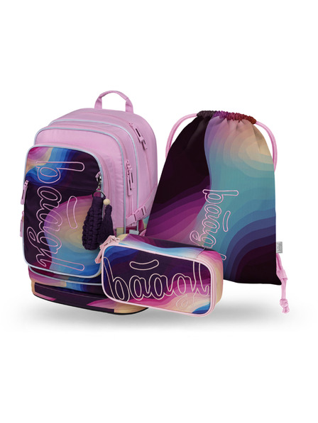 BAAGL  BAAGL SET 3 Cubic Lyra: nahrbtnik, peresnica, vrečka GRS