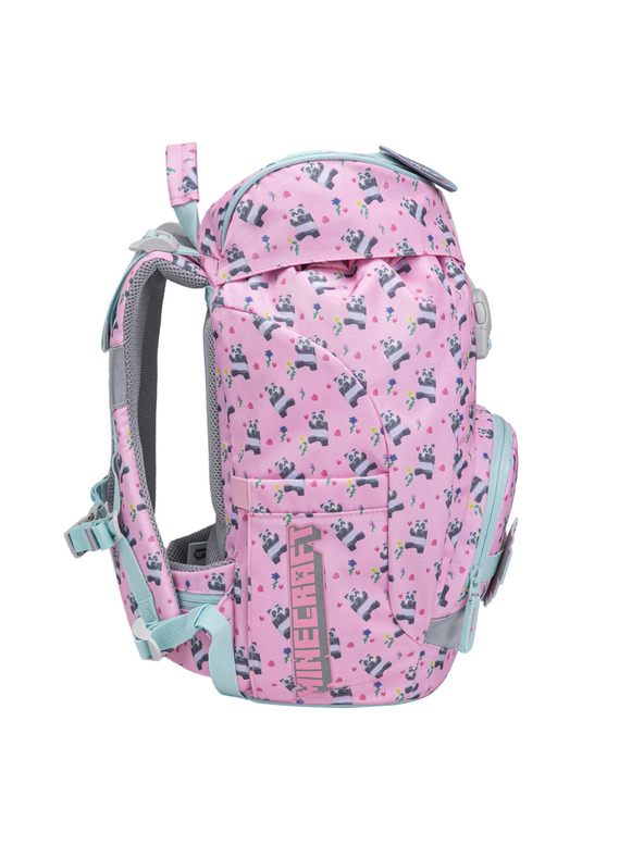 BAAGL  BAAGL SET 3 Airy Minecraft Panda: nahrbtnik, peresnica, vrečka