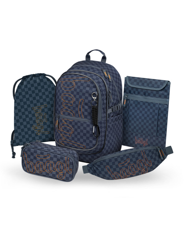 BAAGL  BAAGL SET 5 Core Ska moder: nahrbtnik, penal, vrečka, ledvinka, obal za prenosnik GRS