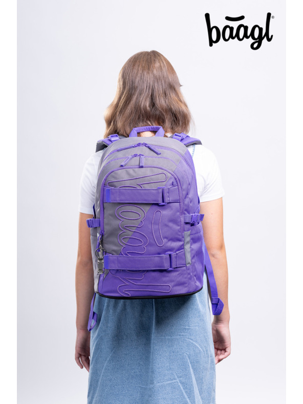 BAAGL  BAAGL Šolski nahrbtnik Skate Dual GRS