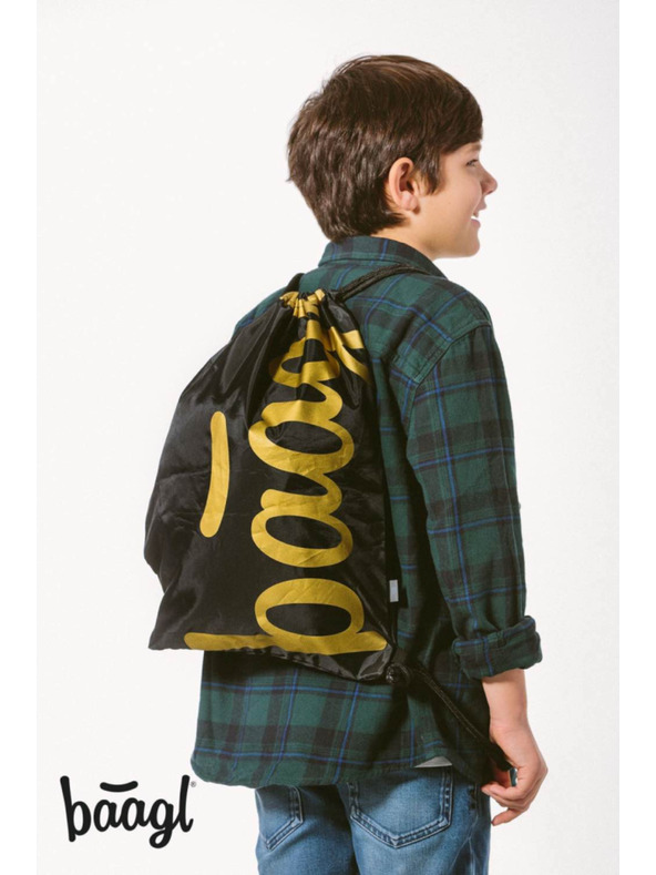 BAAGL  BAAGL 5 SET Skate Gold: nahrbtnik, penal, vrečka, mape, denarnica