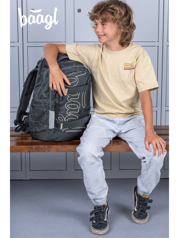 BAAGL  BAAGL Školski nahrbtnik Skate Max Wave GRS