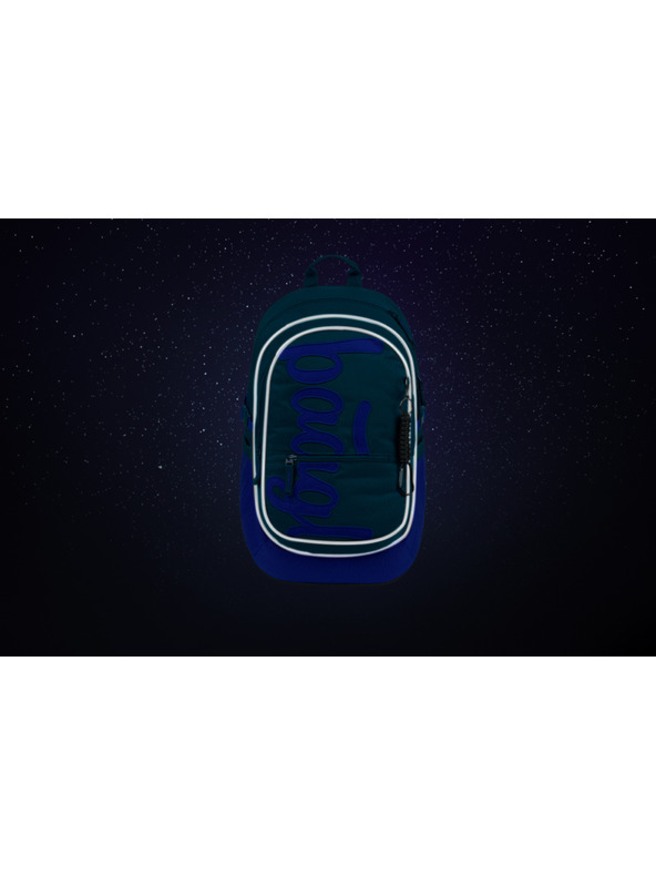 BAAGL  BAAGL SET 5 Core Logo modra: nahrbtnik, penal, vrečka, ledvinka, ovitek za prenosnik GRS