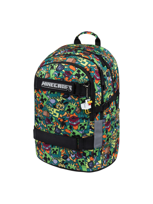 BAAGL  BAAGL Školski nahrbtnik Skate Minecraft Chaos