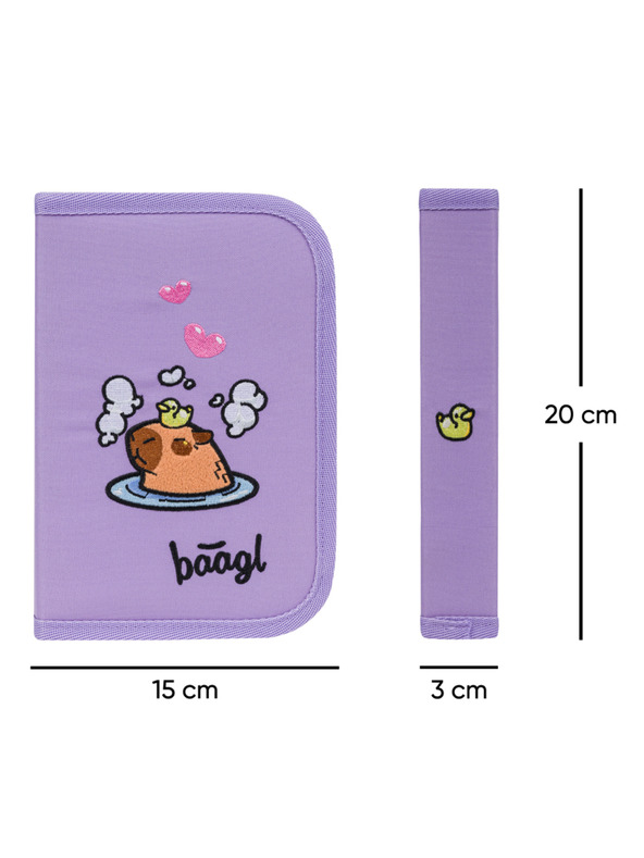 BAAGL  BAAGL SET 3 Zippy Kapibara: aktovka, penal, vrečka