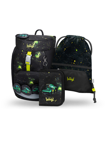 BAAGL  BAAGL SET 3 Airy Traktor: nahrbtnik, peresnica, vrečka GRS