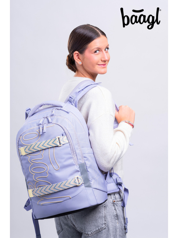 BAAGL  BAAGL SET 3 Skate Max Mishmash: nahrbtnik, peresnica, vrečka GRS
