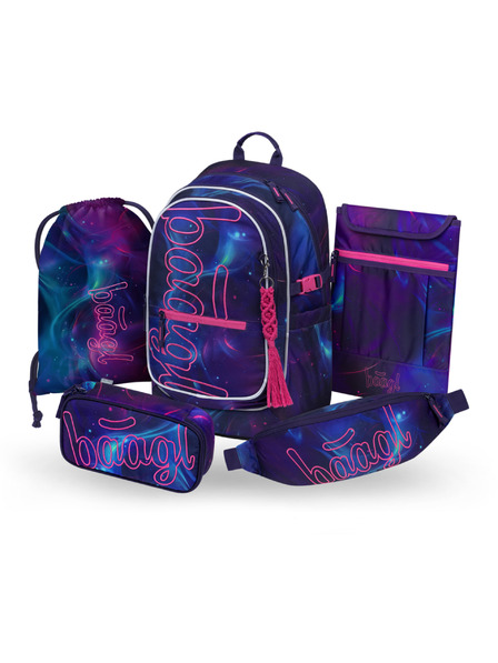 BAAGL  BAAGL SET 5 Core Nova: nahrbtnik, peresnica, vrečka, ledvinka, ovoj na prenosni računalnik GRS