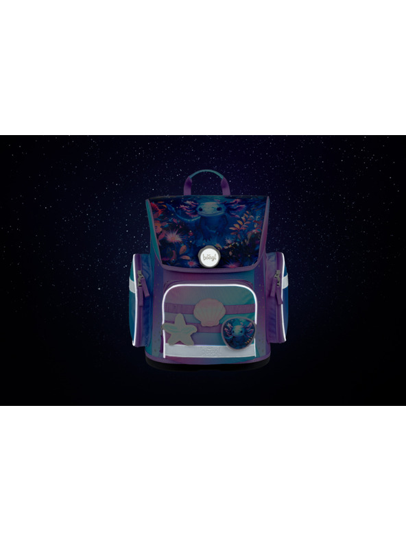 BAAGL  BAAGL SET 3 Ergo Axolotl: aktovka, peresnica, vrečka