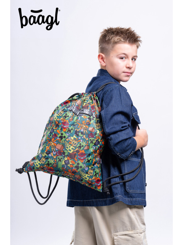 BAAGL  BAAGL Vrečka Minecraft Chaos