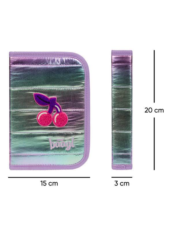 BAAGL  BAAGL Šolska peresnica enovdelna Lavender