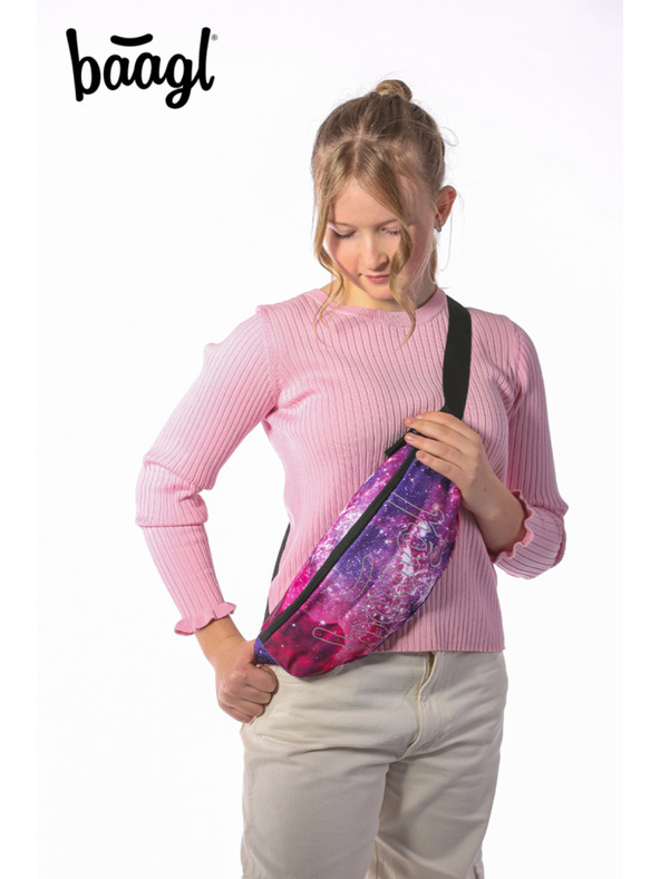 BAAGL  BAAGL SET 5 Skate Max Galaxy: nahrbtnik, peresnica, vrečka, sportna torba, ledvinka GRS