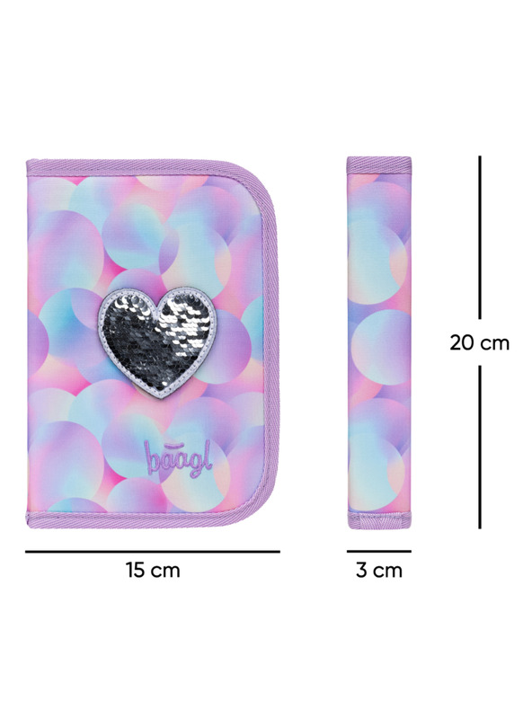 BAAGL  BAAGL SET 3 Ergo Candy: aktovka, peresnica, vrečka