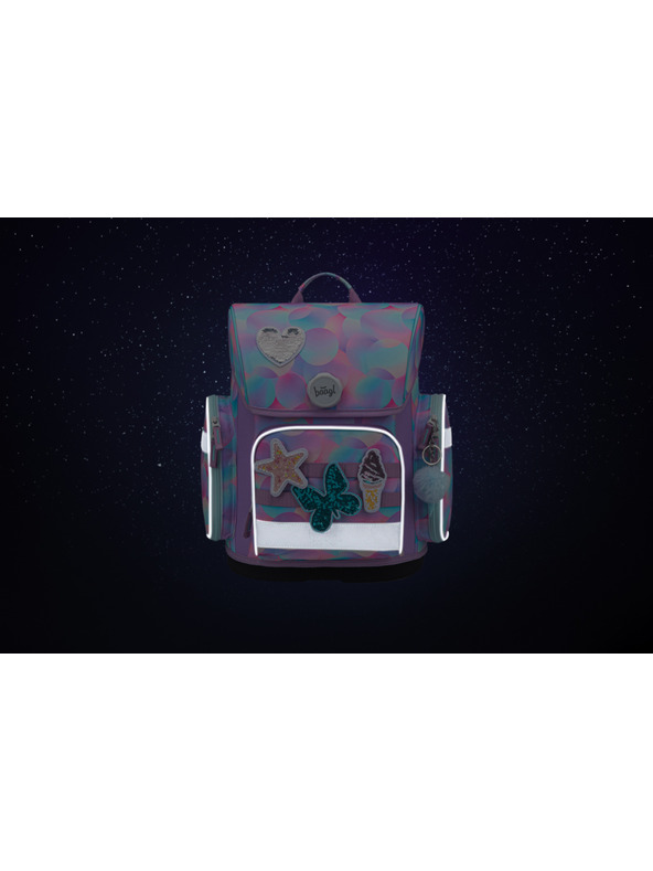 BAAGL  BAAGL SET 3 Ergo Candy: aktovka, peresnica, vrečka