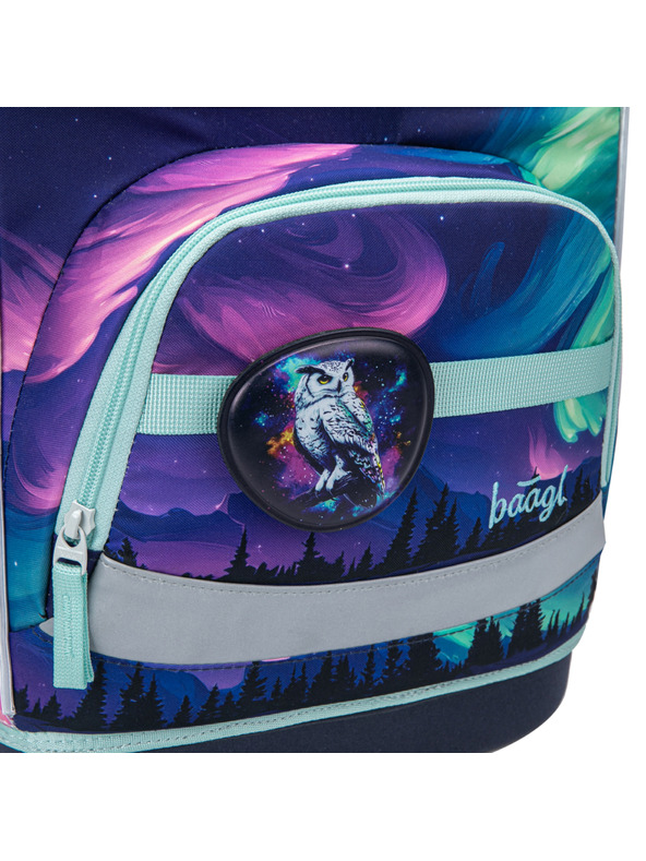 BAAGL  BAAGL SET 3 Zippy Plus Aurora: aktovka, peresnica, vrečka GRS