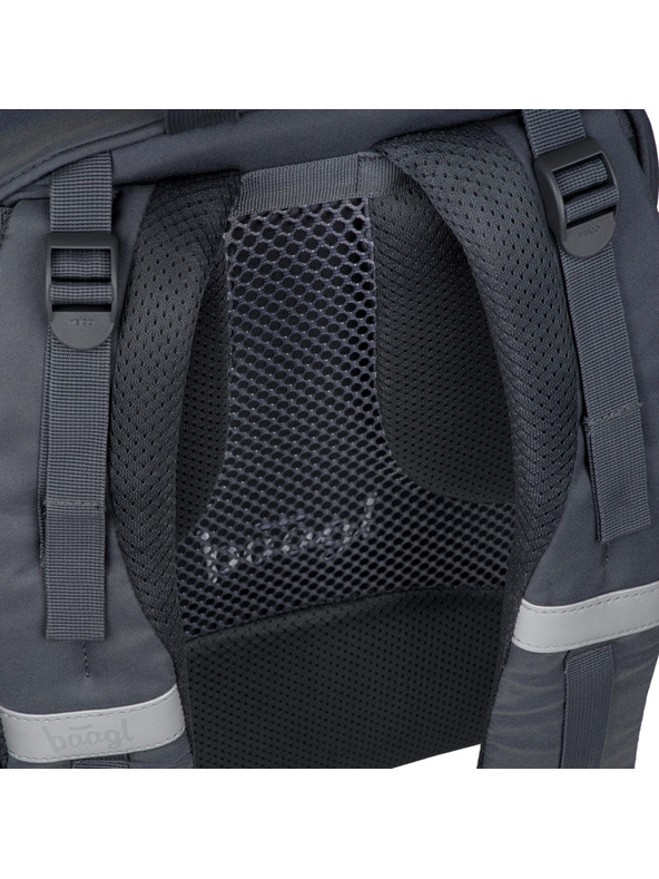 BAAGL  BAAGL Šolski nahrbtnik Core Logo roza GRS