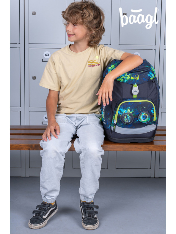 BAAGL  BAAGL SET 3 Airy Plus Nogomet: nahrbtnik, peresnica, vrečka