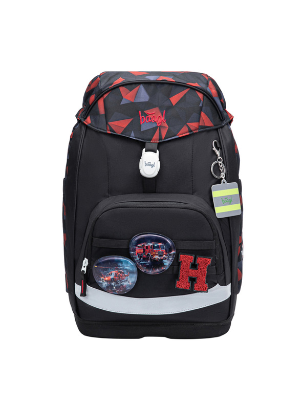 BAAGL  BAAGL SET 5 Airy Plus Reševalci: nahrbtnik, peresnica, vrečka, predpasnik, denarnica