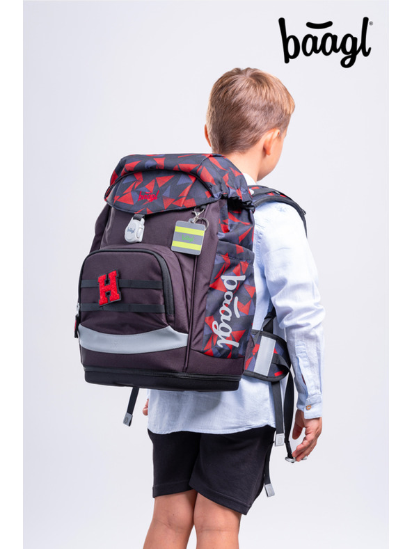 BAAGL  BAAGL SET 5 Airy Plus Reševalci: nahrbtnik, peresnica, vrečka, predpasnik, denarnica