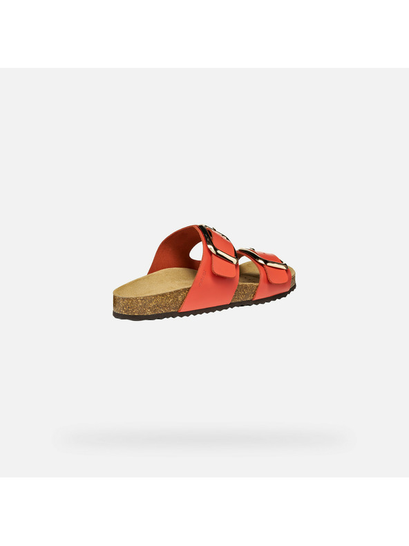 Geox Rdeče ženske natikače Geox Brionia R