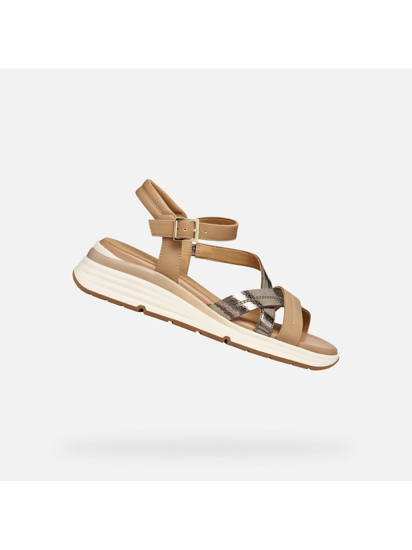 Geox Svetlo rjave ženske sandale Geox Elowynne