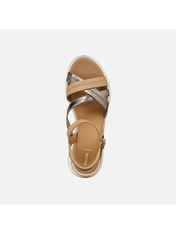 Geox Svetlo rjave ženske sandale Geox Elowynne