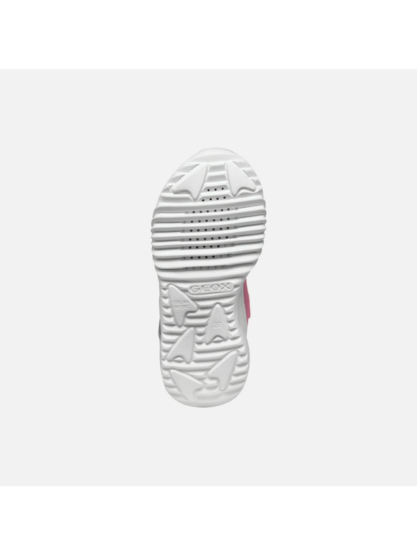 Geox Rožnati deklinski svetleči čevlji Geox Assister