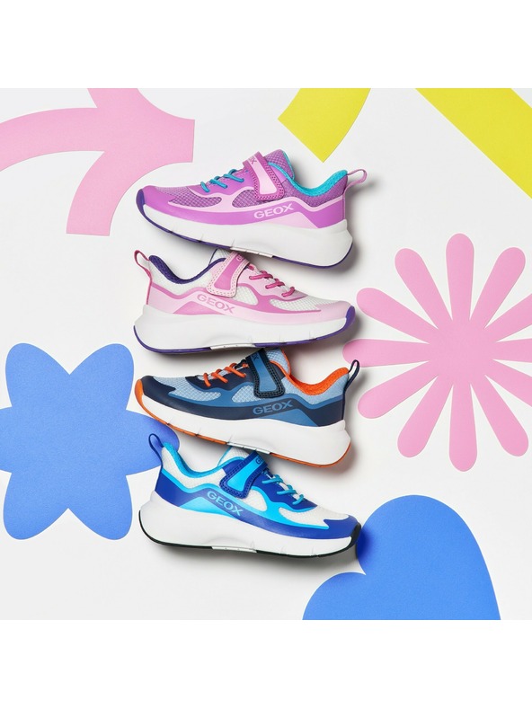 Geox Rožnate deklške teniske Geox Pro-Ran