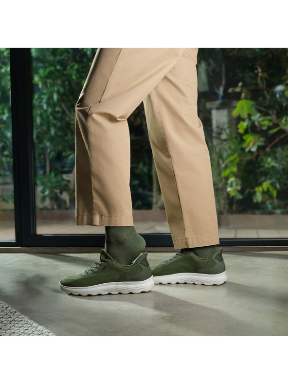 Geox Khaki moški teniski Geox Spherica Plus Fast in