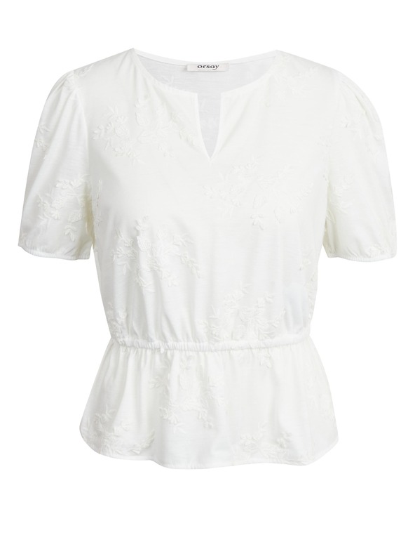 Orsay Bela ženska cvetlična bluza ORSAY