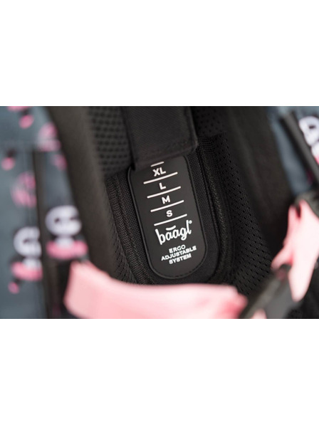 BAAGL  Siva 3 kompleti zippy panda: aktovka, svinčnik, torba Baagl